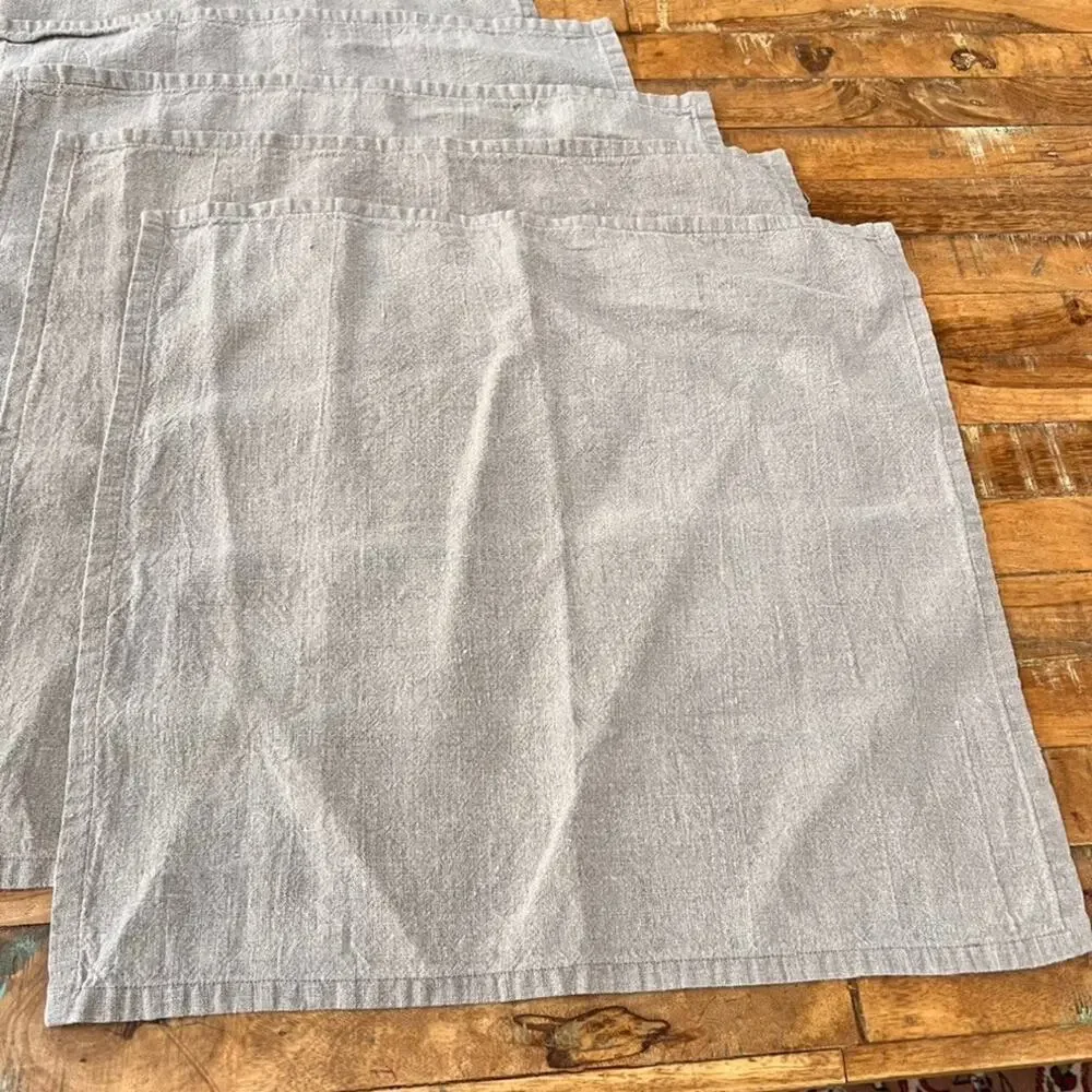 Set of 10 Linen Placemats 17.5 x 18.5